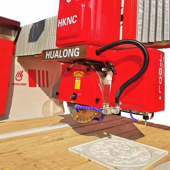 Bcmc 5 assi CNC italiano sistema di controllo ponte sega lama massima 650mm taglio lastra di pietra attrezzatura per la lavorazione del controsoffitto